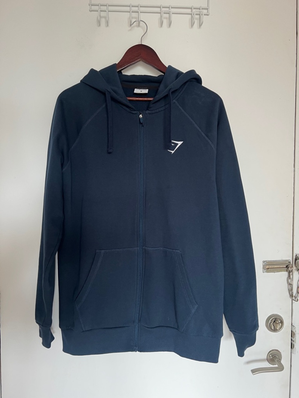 Gymshark Navy Zip-Up Hoodie